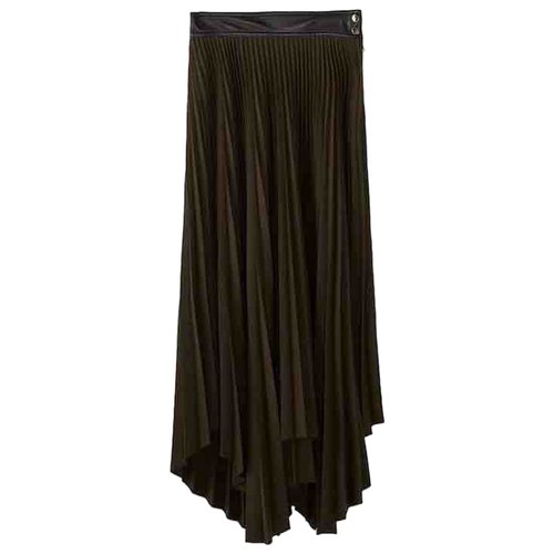 Pre-owned Massimo Dutti Brown Wool Skirt
