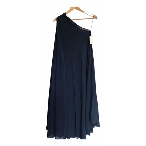 Pre-owned Roland Mouret Maxi Dress In Navy