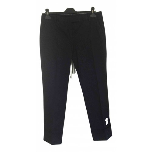 Pre-owned Douuod Trousers In Blue