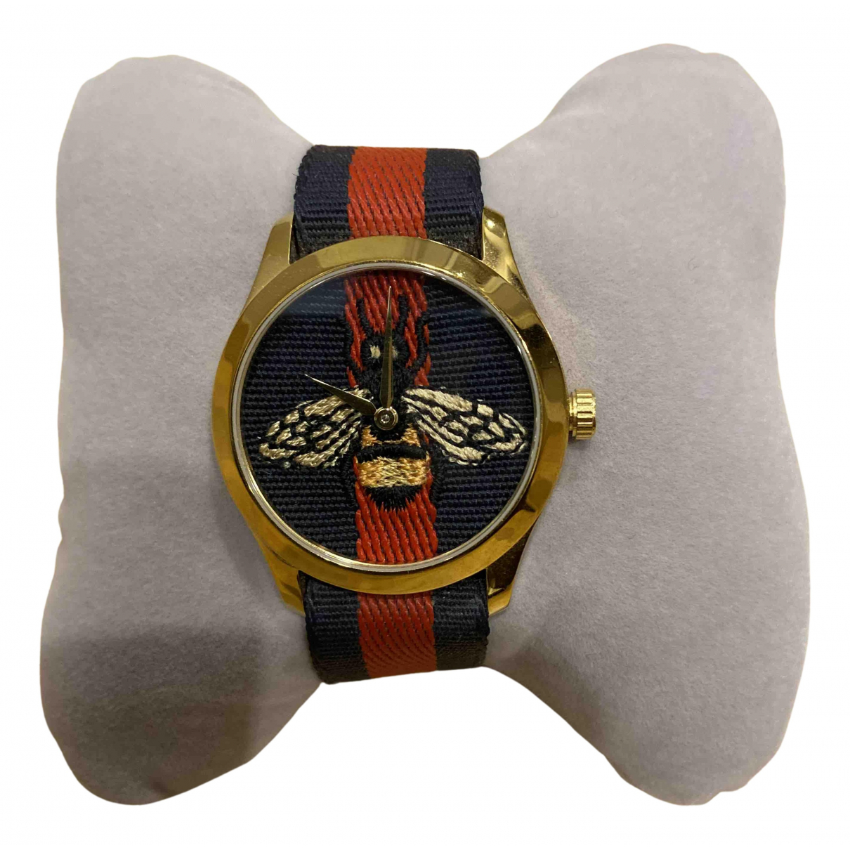Pre-owned Gucci Le Marchã© Des Merveilles Watch In Navy | ModeSens