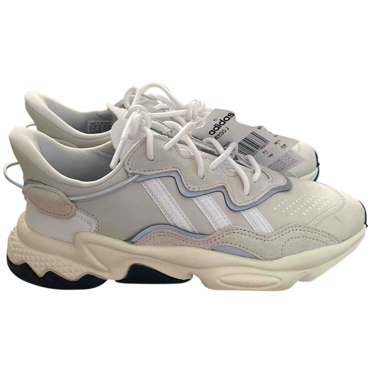 Pre-owned Adidas Originals Ozweego Trainers In Ecru | ModeSens
