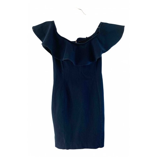 Pre-owned Guess Mid-length Dress In Navy