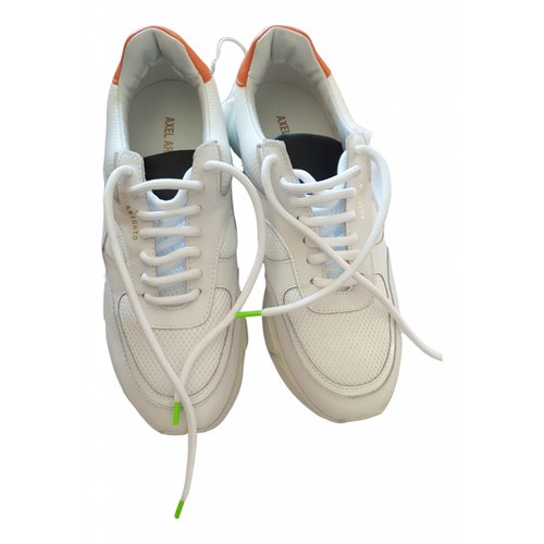 Pre-owned Axel Arigato White Cloth Trainers
