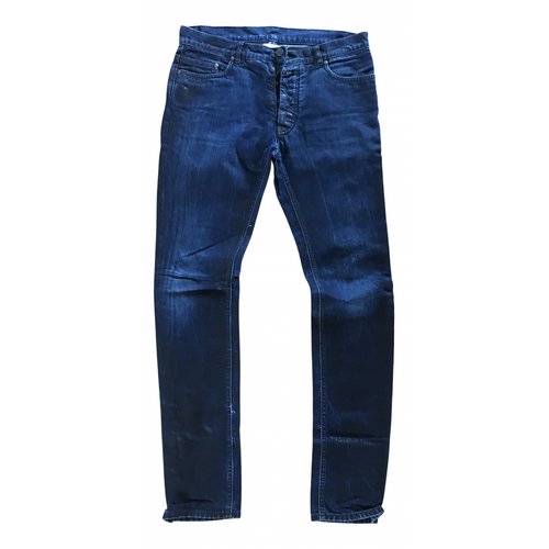 Pre-owned Maison Margiela Blue Cotton Jeans