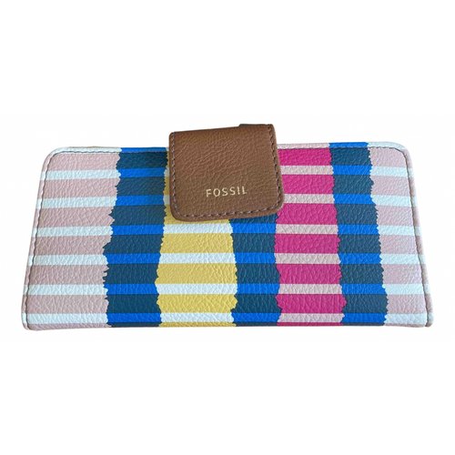Pre-owned Fossil Clutch Bag In Multicolour