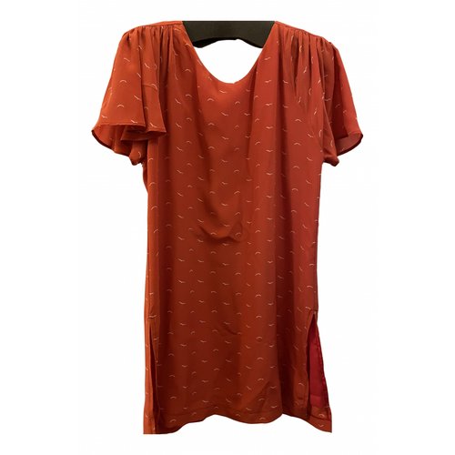 Pre-owned Ikks Silk Tunic In Red