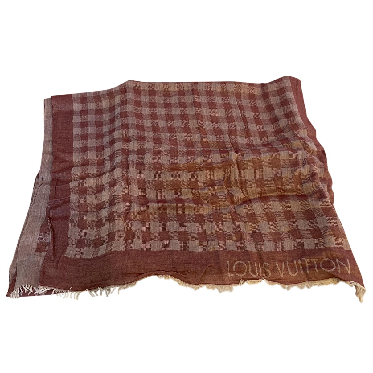 louis vuitton scarf used
