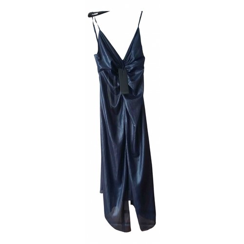 Pre-owned Mangano Mid-length Dress In Blue