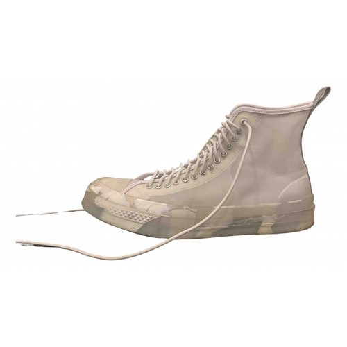 Pre-owned Converse Silver Trainers