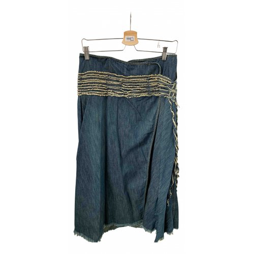 Pre-owned Plein Sud Mid-length Skirt In Blue