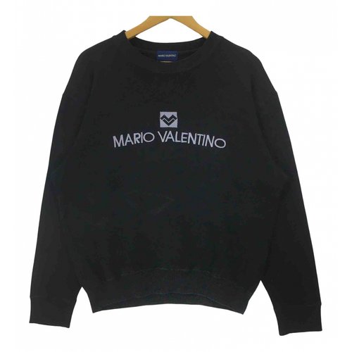 Pre-owned Valentino By Mario Valentino Black Polyester Knitwear & Sweatshirt