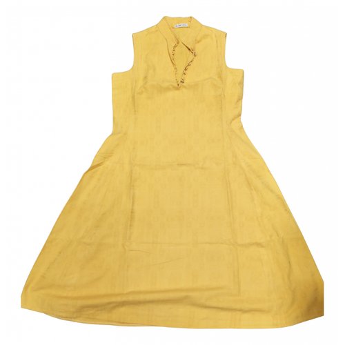 Pre-owned Ken Scott Mid-length Dress In Yellow