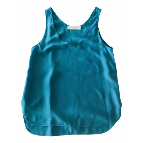 Pre-owned Thakoon Addition Silk Top In Blue