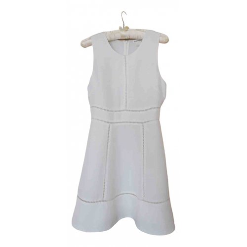 Pre-owned Club Monaco Linen Mini Dress In White