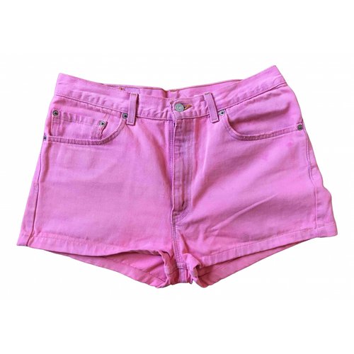 Pre-owned Levi's Pink Denim - Jeans Shorts