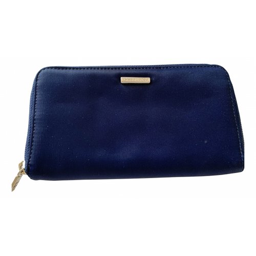 Pre-owned Gherardini Cloth Wallet In Blue