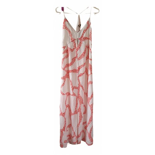 Pre-owned Vix Paula Hermanny Maxi Dress In White