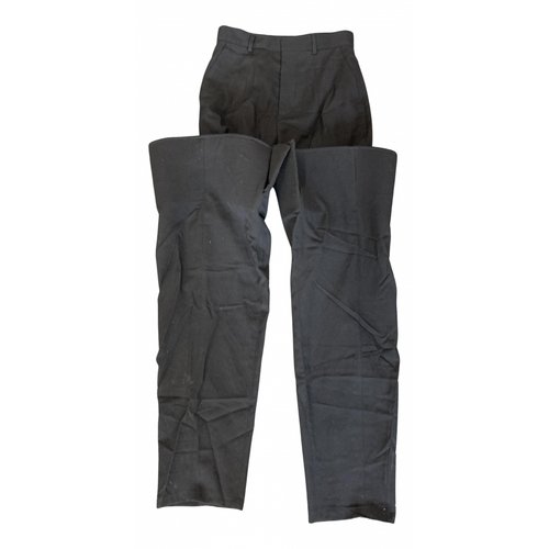 Pre-owned Y/project Wool Trousers In Black