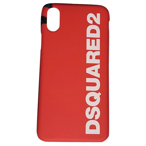 Pre-owned Dsquared2 Iphone Case In Red