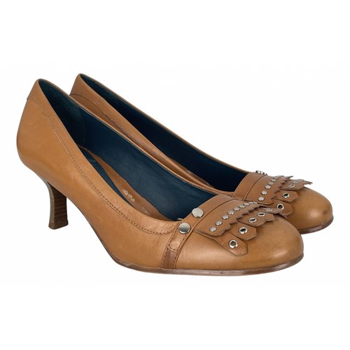 Pre-owned Clarks Brown Leather Heels