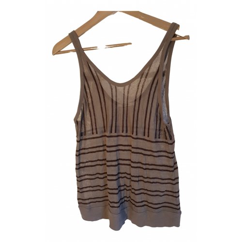 Pre-owned Alexander Wang T Linen Camisole In Grey