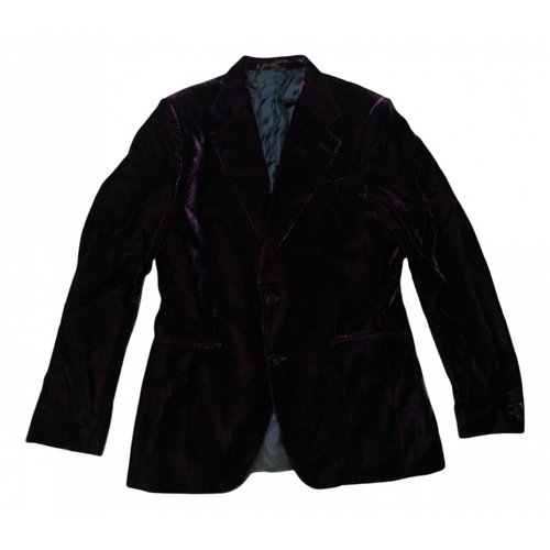 Pre-owned Roberto Cavalli Purple Jacket