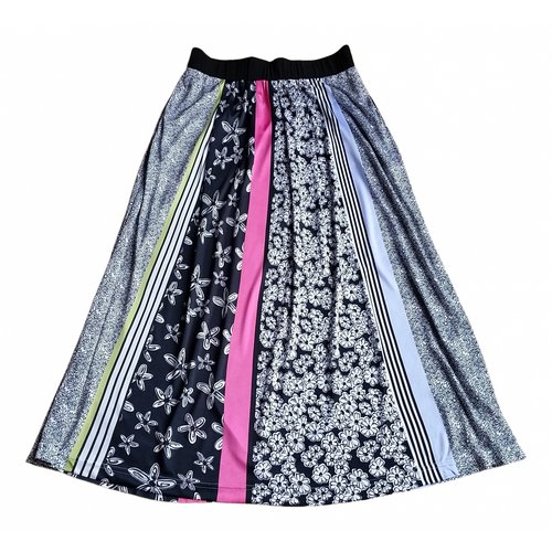 Pre-owned Liujo Maxi Skirt In Multicolour