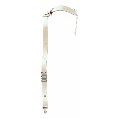 Pre-owned Dior White Plastic Bracelet