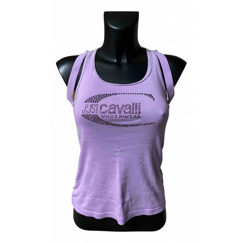 Pre-owned Just Cavalli Vest In Purple