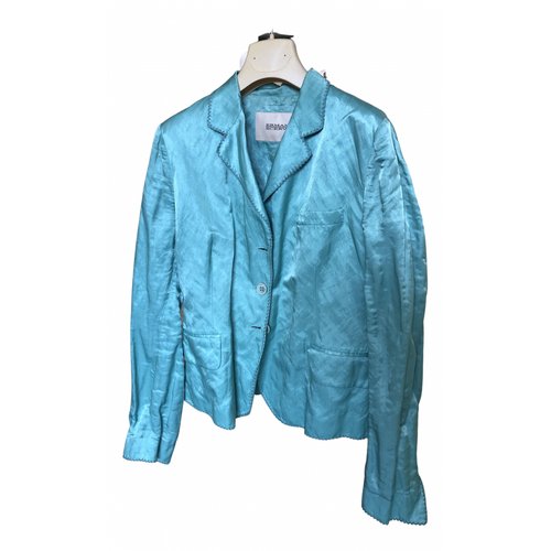 Pre-owned Ermanno Scervino Jacket In Turquoise