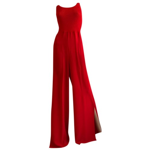 Pre-owned Max Mara Red Jumpsuit