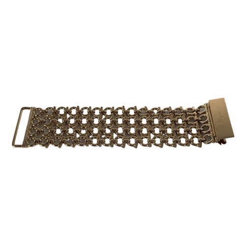 Pre-owned Ferragamo Gold Metal Bracelet