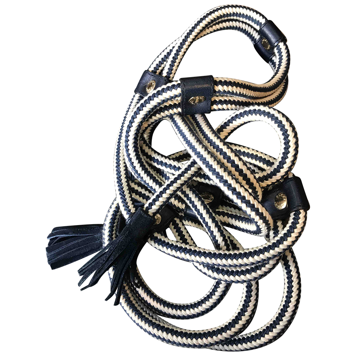 Pre-owned Gucci Belt In Blue | ModeSens