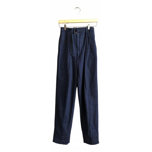 Pre-owned Lemaire Blue Denim - Jeans Trousers