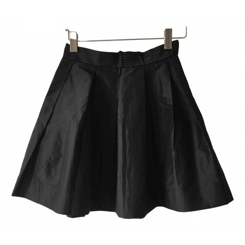 Pre-owned Zac Posen Black Silk Skirt