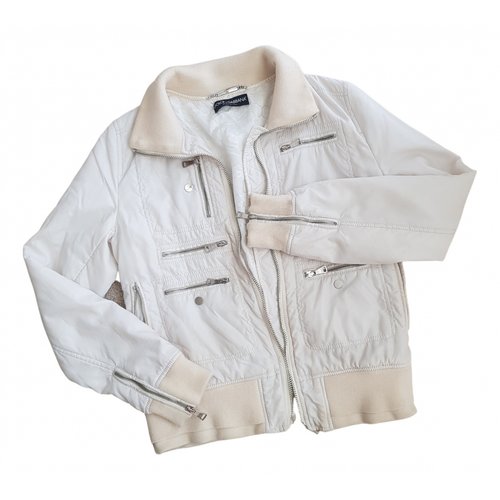 Pre-owned Dolce & Gabbana Wool Jacket In White