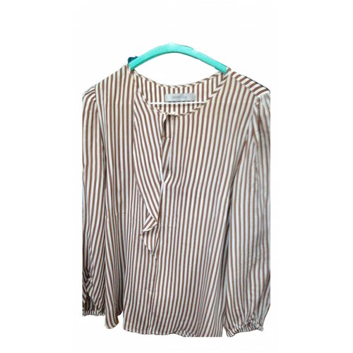 Pre-owned Marella Silk Shirt In Brown