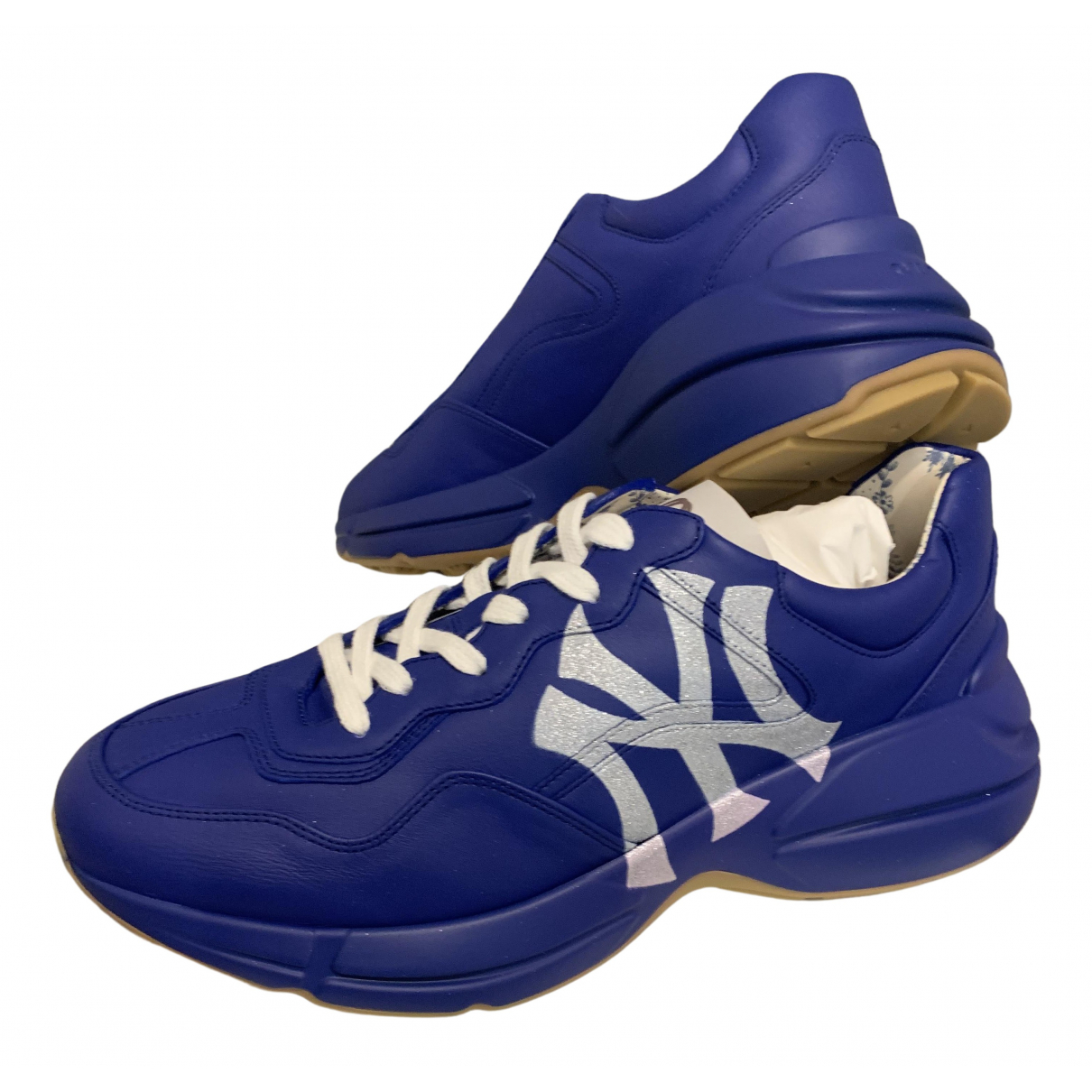 gucci rhyton ny yankees blue