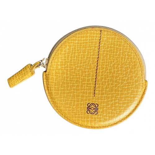 Pre-owned Loewe Yellow Leather Small Bag, Wallet & Cases