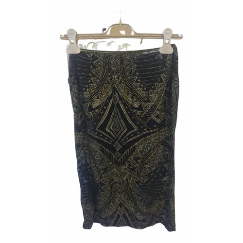 Pre-owned Roberto Cavalli Mid-length Skirt In Gold