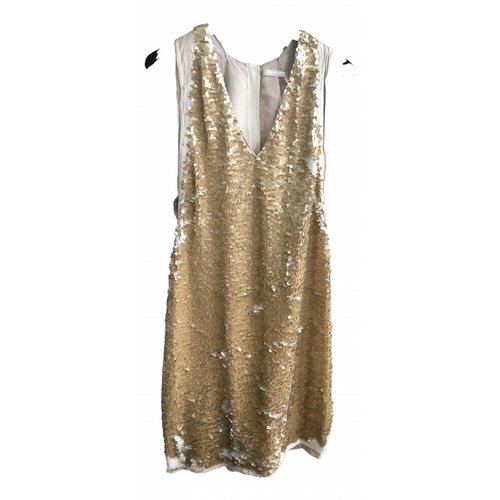 Pre-owned Dorothee Schumacher Gold Glitter Dress