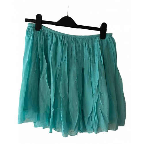 Pre-owned Stella Forest Mini Skirt In Blue