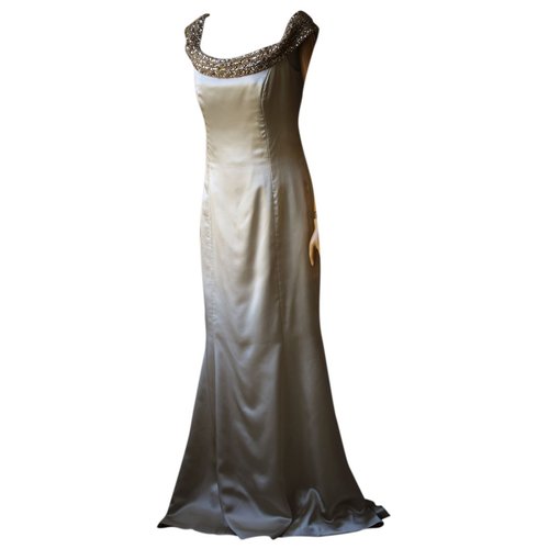 Pre-owned Ralph & Russo Silk Maxi Dress In Gold