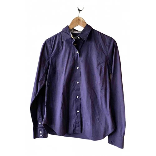 Pre-owned Barbour Shirt In Purple