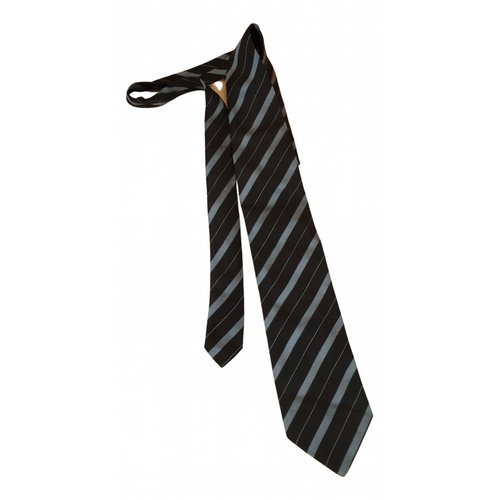 Pre-owned Massimo Dutti Silk Tie In Blue
