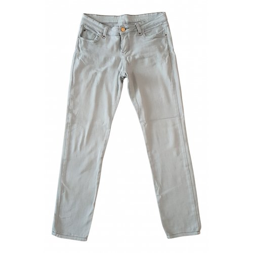 Pre-owned See U Soon Slim Jeans In Grey