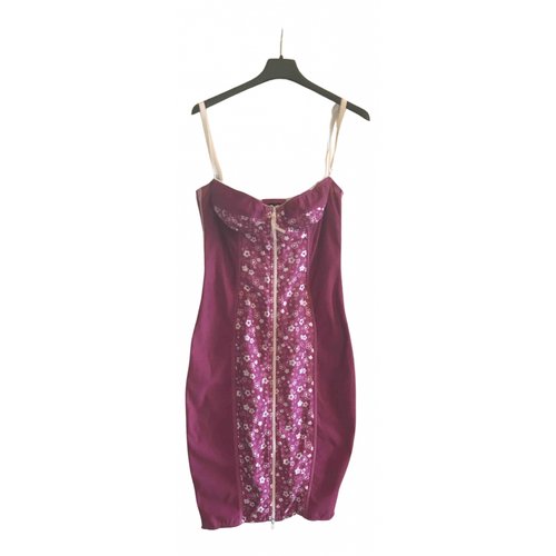 Pre-owned Dolce & Gabbana Mid-length Dress In Purple
