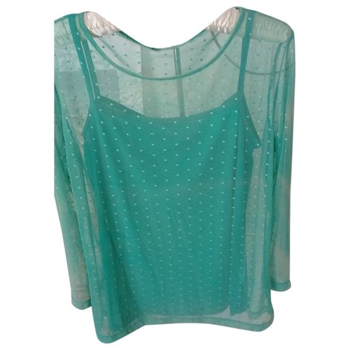 Pre-owned Marella Lace Blouse In Green