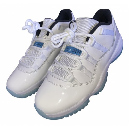 Pre-owned Jordan 11 Low Trainers In White
