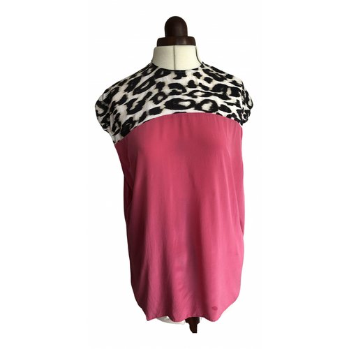 Pre-owned Issa Silk Blouse In Pink